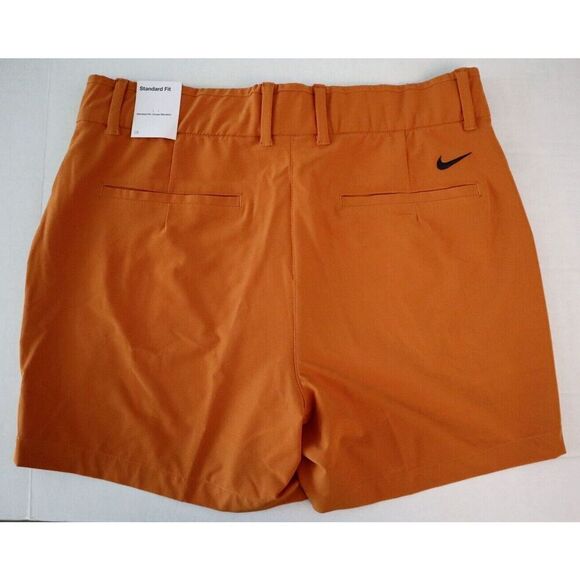 Nike DA3209-815 Women Sz L Monarch/Rust Brown Dri-FIT 4.75" Victory Golf Shorts - Picture 2 of 7
